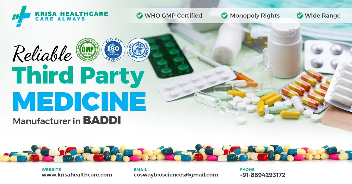 Third Party Medicine Manufacturer in Baddi