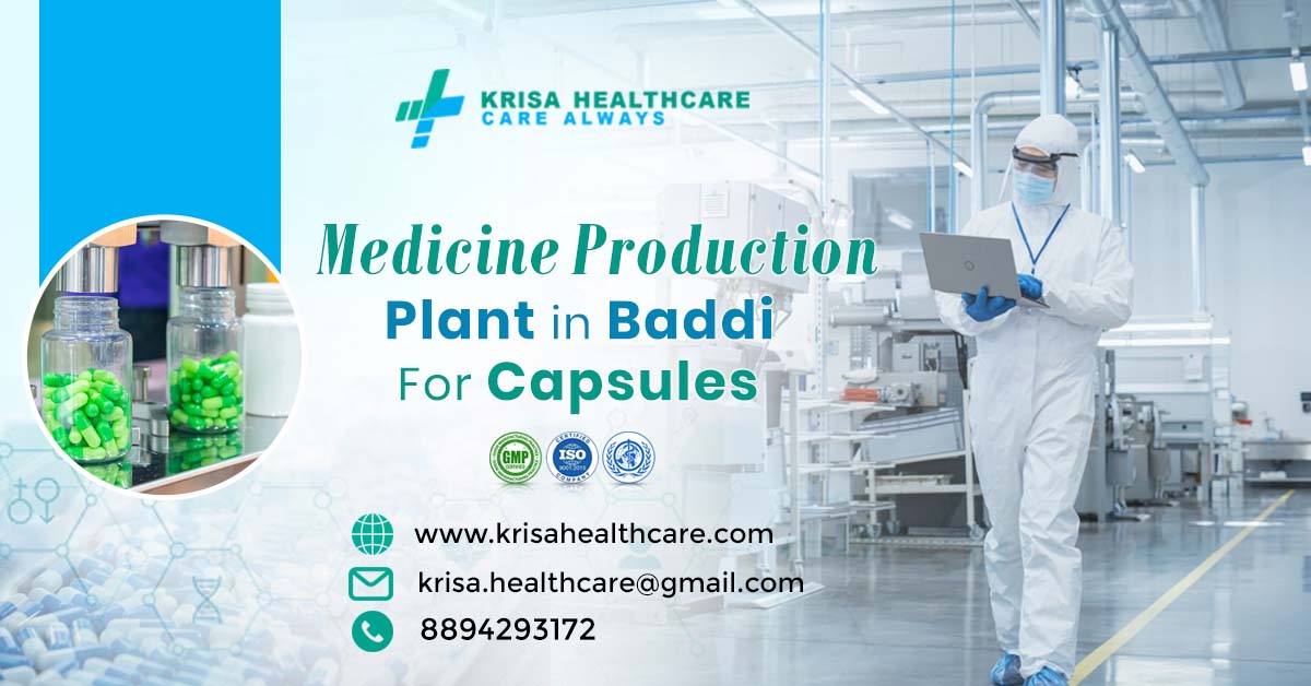 Medicine Production Plant in Baddi For Capsules