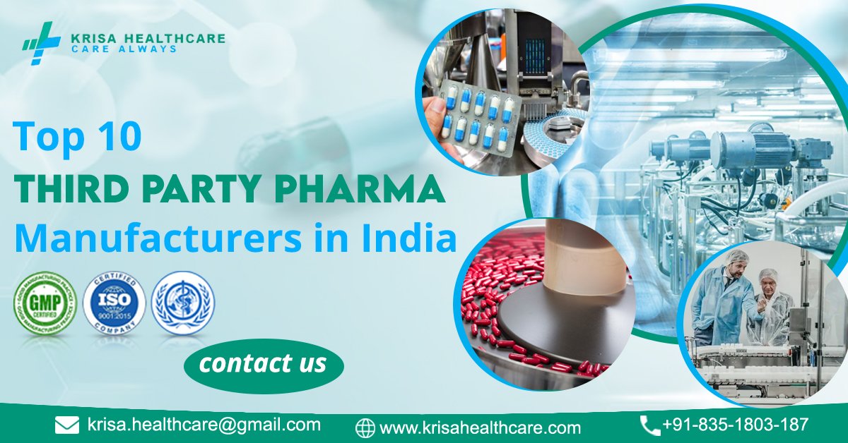 Top 10 Third-Party Pharma Manufacturers in India